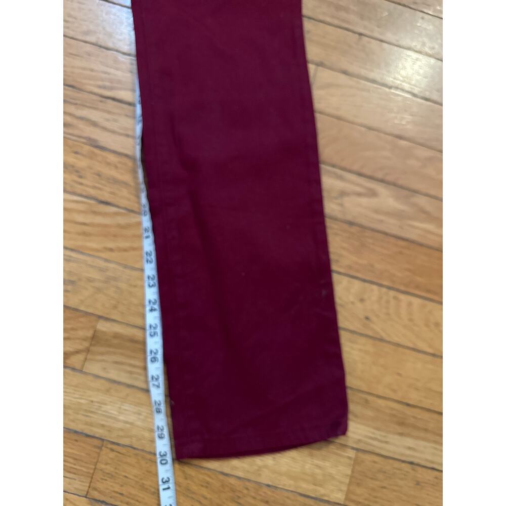 new directions Women's Wine Straight-Leg Pants - Picture 5 of 5
